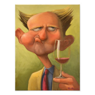 Vinho que mastiga o impressão da foto do Sommelie