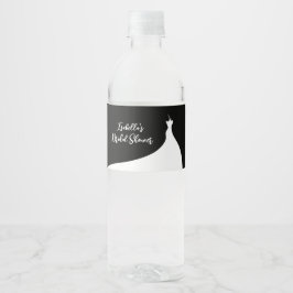 Vinho Rótulo da garrafa de água Chá de panela preto Eleg