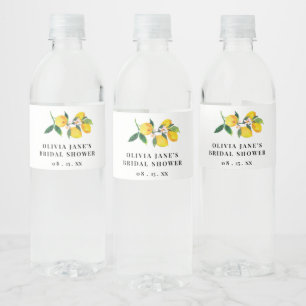 Vinho Rótulo da Garrafa de água com limão Chá de panela