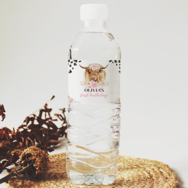 Vinho Rótulo da Garrafa de Água da Festa de aniversário  (Criador carregado)