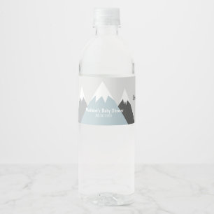 Vinho Rótulo da garrafa de água de montanha, embrulho de