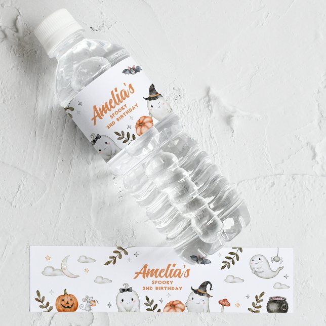 Vinho Rótulo da Garrafa de Água do Halloween (Criador carregado)