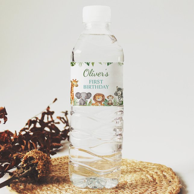 Vinho Rótulo da Garrafa de Água Festa de aniversário de  (Criador carregado)