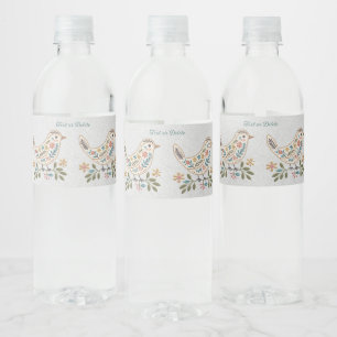 Vinho Rótulo da Garrafa de Água Fora Colorida para Aves