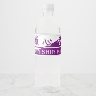 Vinho Rótulo da garrafa de água Ken Shin Kai