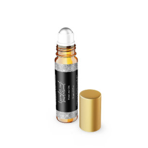 Vinho Rótulo da garrafa do cilindro de perfumaria preto