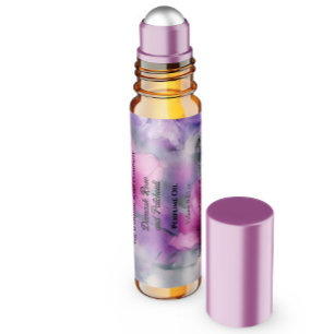 Vinho Rótulo da garrafa do cilindro de perfume das flore