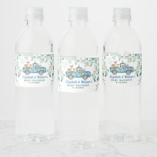Vinho Rótulo de Garrafa Azul de Água de Caminhão