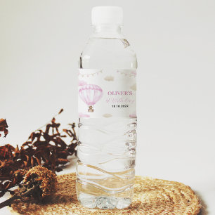 Vinho Rótulo de Garrafa de Água de Aroma Rosa de Ar Quen
