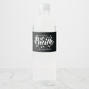 Vinho Rótulo de Garrafa de Água de Purim Feliz