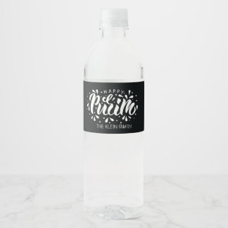 Vinho Rótulo de Garrafa de Água de Purim Feliz