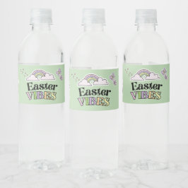 Vinho Rótulo de Garrafa de Água do Coelhinho da Páscoa G