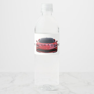 Vinho Rótulo de Garrafa de Água para Carro Dirija com Se