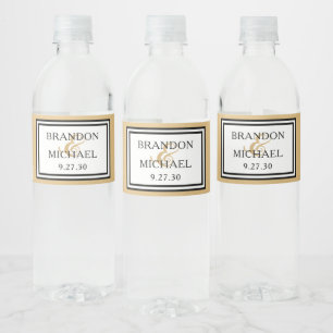 Vinho Rótulo de Garrafa de Água para Casamento LGBTQ Mod