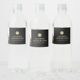 Vinho Rótulo de Garrafa de Água Promocional de Imóveis