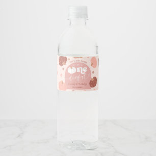Vinho Rótulo de Garrafa de Aniversário de Um Ano Abóbora