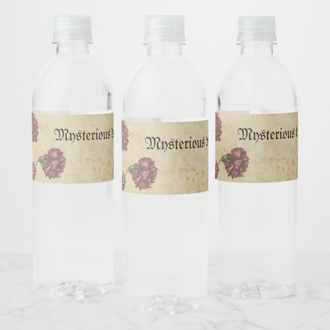 Vinho Rótulo de Garrafa de Casamento Romance Gótico – Es (Garrafas)