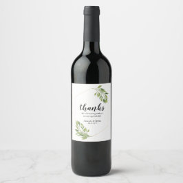 Vinho rótulo favorito de casamento ideia verde