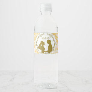 Vinho Rótulo Personalizado de Garrafa de Água com Girass