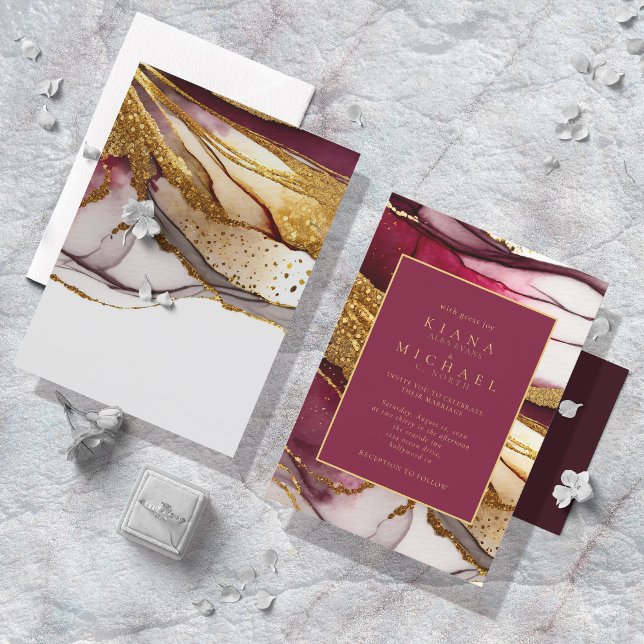 Vinho Vermelho abstrato com Vinho Nado Espumante I (Criador carregado)