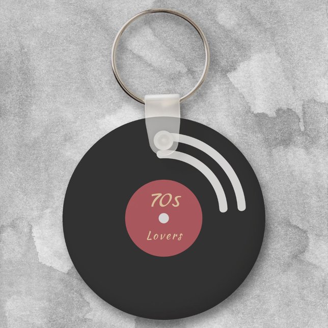 Vinil Record Chaveiro (Vinyl Record Keychain)
