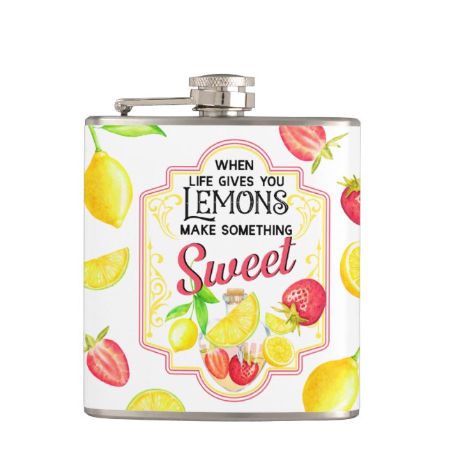 Vinil Wrapped Flask, 6 oz Cantil (Frente)
