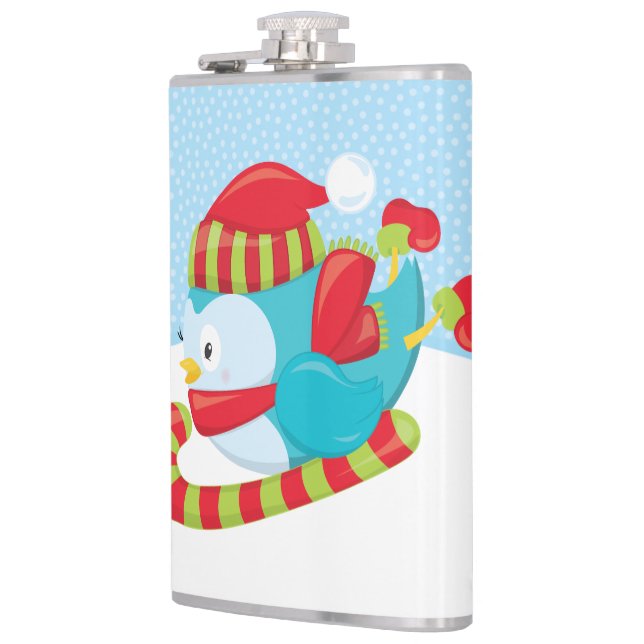 Vinil Wrapped Flask, 8 oz. Cantil (Esquerda)
