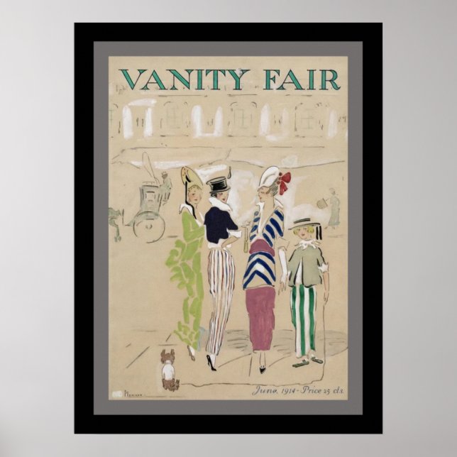 Vintage 1914 Vanity Fair Poster (Frente)