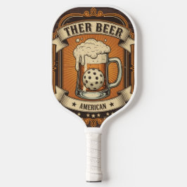 Vintage 1920s Pickleball Beer Mug Pub Tavern Sign