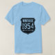 Vintage 1954 envelhecido até à camiseta perfeita p (Frente do Design)