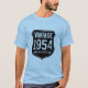 Vintage 1954 envelhecido até à camiseta perfeita p (Frente)