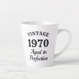 Vintage 1970   envelhecido até à perfeição caneca 