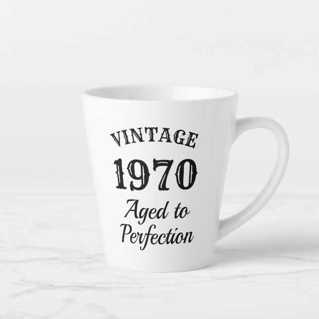 Vintage 1970 | envelhecido até à perfeição caneca  (Direita)