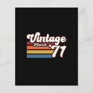 Vintage 1971 50th Birthday March
