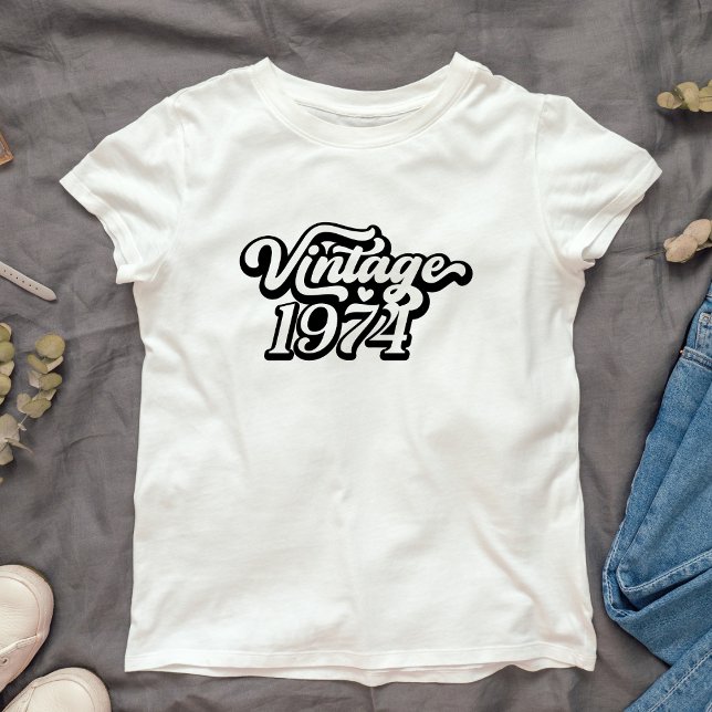Vintage 1974 T-Shirt (Criador carregado)