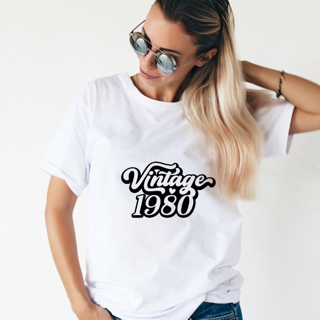 Vintage 1980 T-Shirt (Criador carregado)
