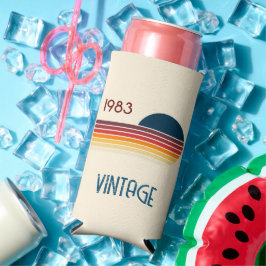 Vintage 1983 Retro Stripe Sun