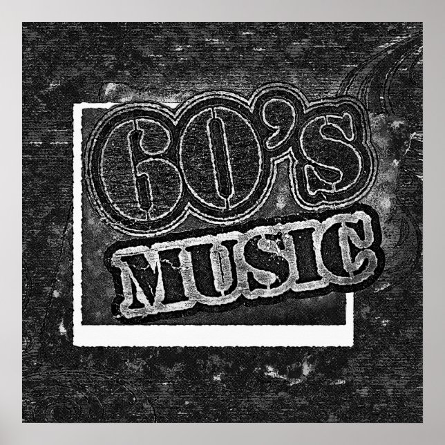 Vintage 60's Music - Poster (Frente)