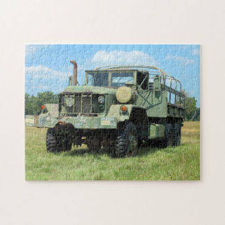 Vintage 6x6 quebra-cabeça militar do caminhão de 5