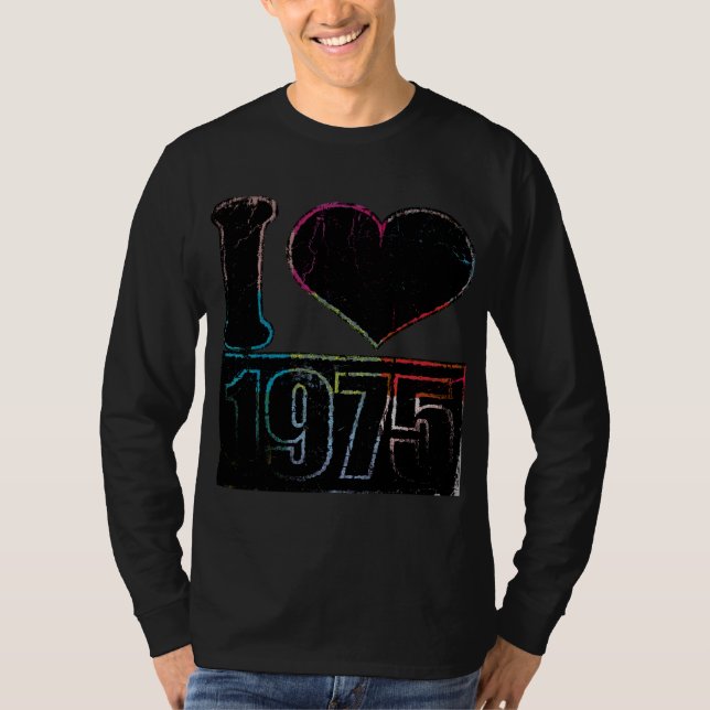 Vintage, adoro T-Shirt 1975 (Frente)