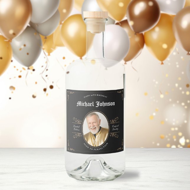 Vintage Aged to Perfection 50th Birthday Gift (50th Birthday Aged to Perfection Vintage Classic Liquor Bottle Label)