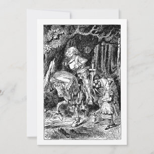 Vintage Alice no Cavalo Branco da Maravilha