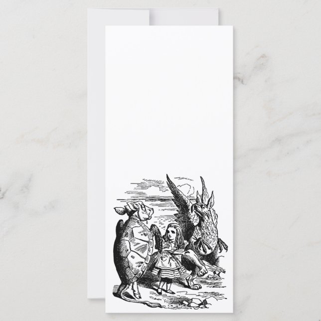 Vintage Alice no País das Maravilhas, Griffin, Tar (Frente)