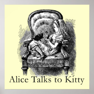 Vintage Alice no País das Maravilhas Poster