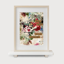 Vintage Alice no País das Maravilhas Poster