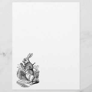 Vintage Alice no País das Maravilhas, relógio do c