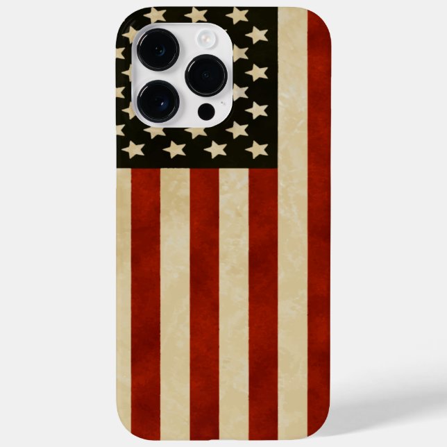 Vintage American Flag iPhone (Verso)
