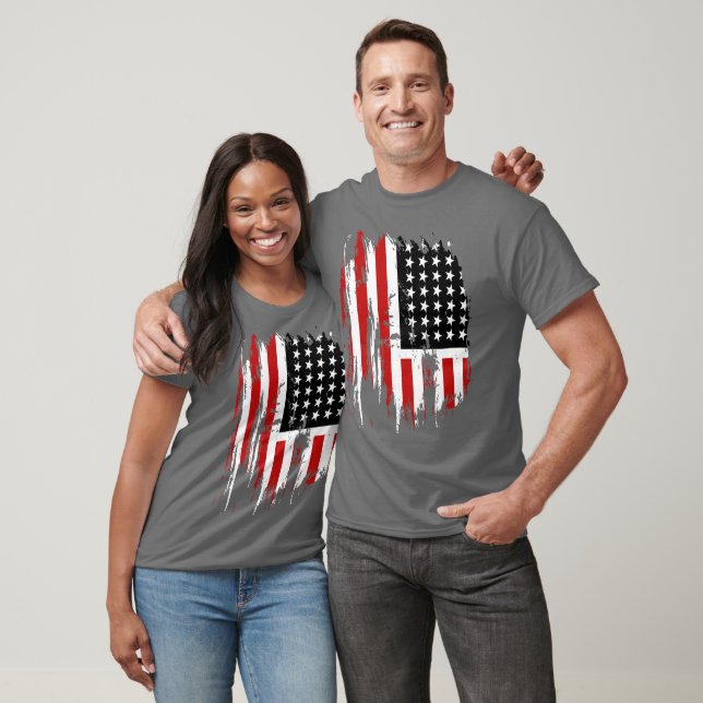 Vintage American Flag T-shirt (Unissex)