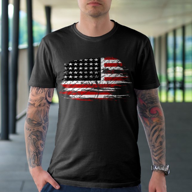 Vintage American Flag T-shirt (Criador carregado)
