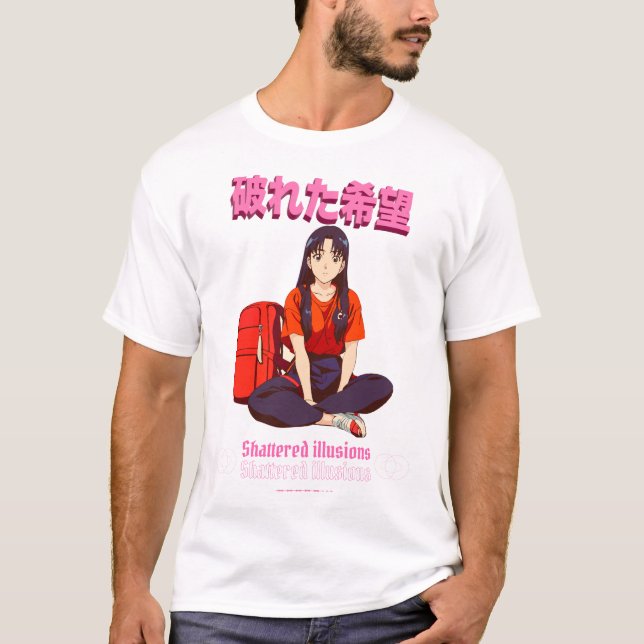 Vintage Anime style Unisex Streetwear T-Shirt  (Frente)